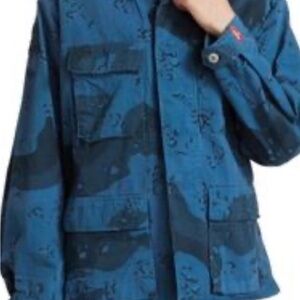 Denimist Blue Surplus Camouflage cargo Jacket XS